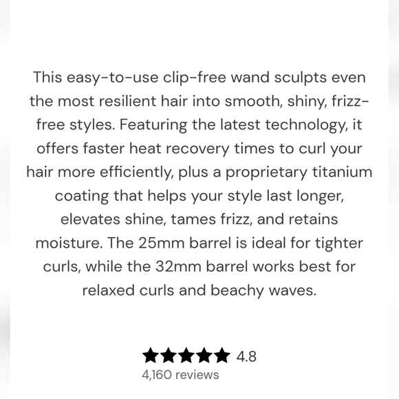 Lange styling wand - Picture 3 of 8